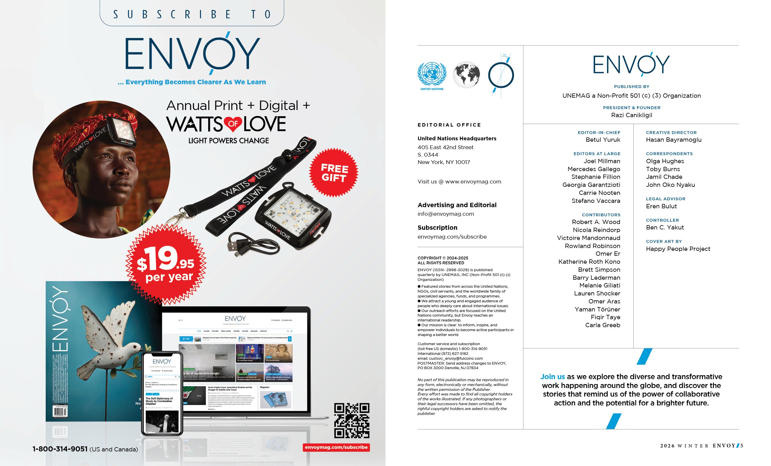 Envoy Magazine Interior Page